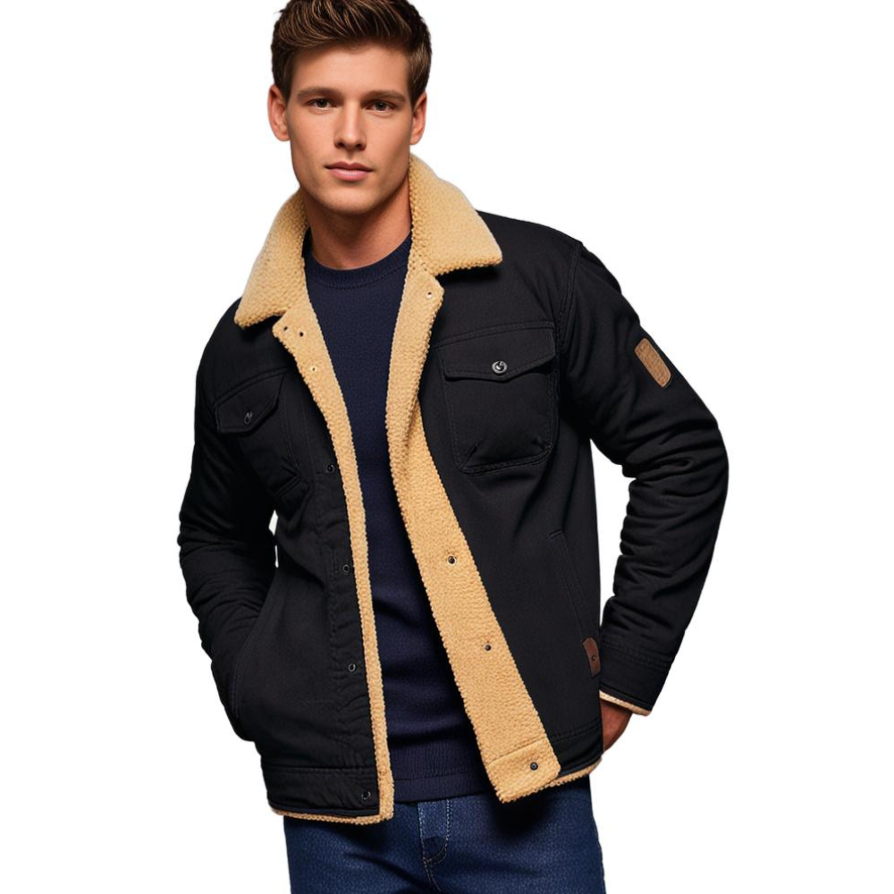 Blouson Bombardier Vintage Homme - Style Iconique et Chaleur Hivernale