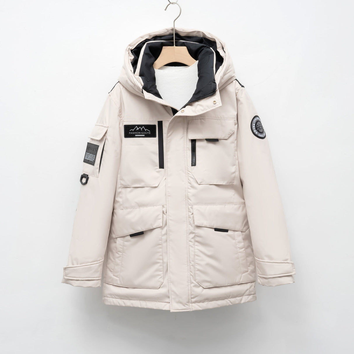 Damen Winterparka – Warmer Mantel mit Kapuze und funktionalen Taschen