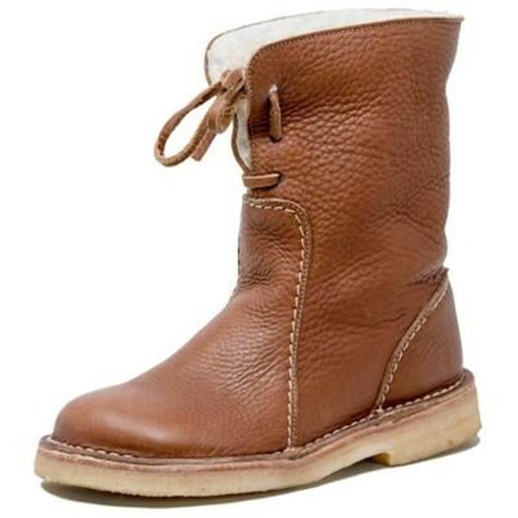 Warme Winterstiefel mit Fellfutter und elegantem Design