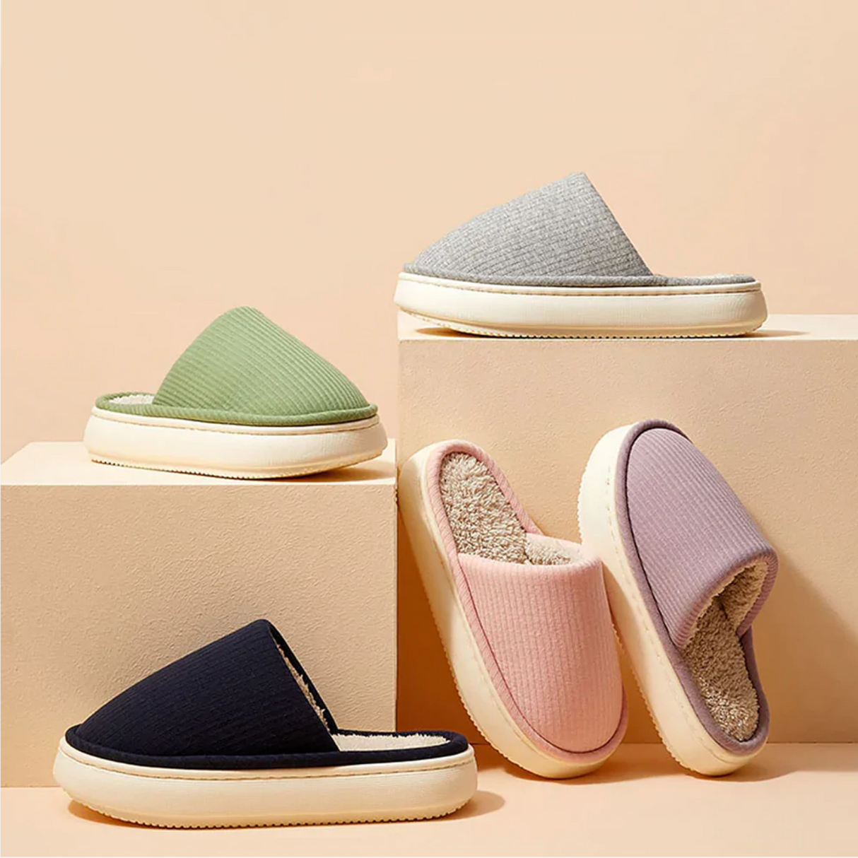 Ultra-weiche Hausschuhe für den Winter – Warm und Bequem zu Hause