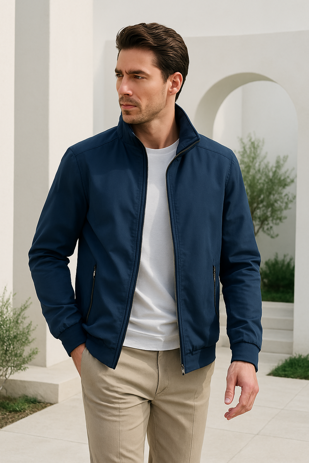 Veste d'été coupe-vent et élégante pour hommes