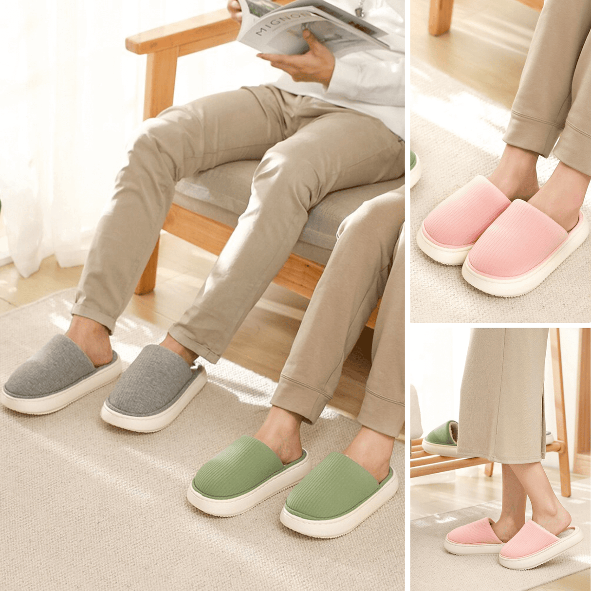 Ultra-weiche Hausschuhe für den Winter – Warm und Bequem zu Hause