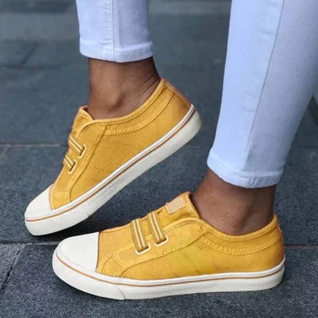 Casual slip-on baskets with non-slip sole and comfort