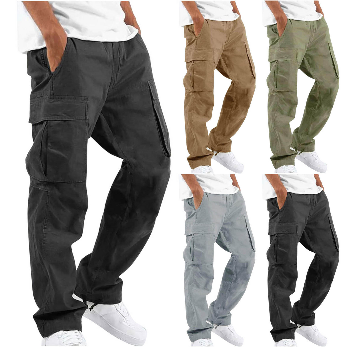 Pantalon Cargo Confortable pour Hommes - Élégant et Pratique