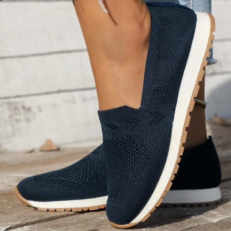 Orthopädische Mokassins für Damen - Bequeme Slip-ons mit atmungsaktiver Sohle