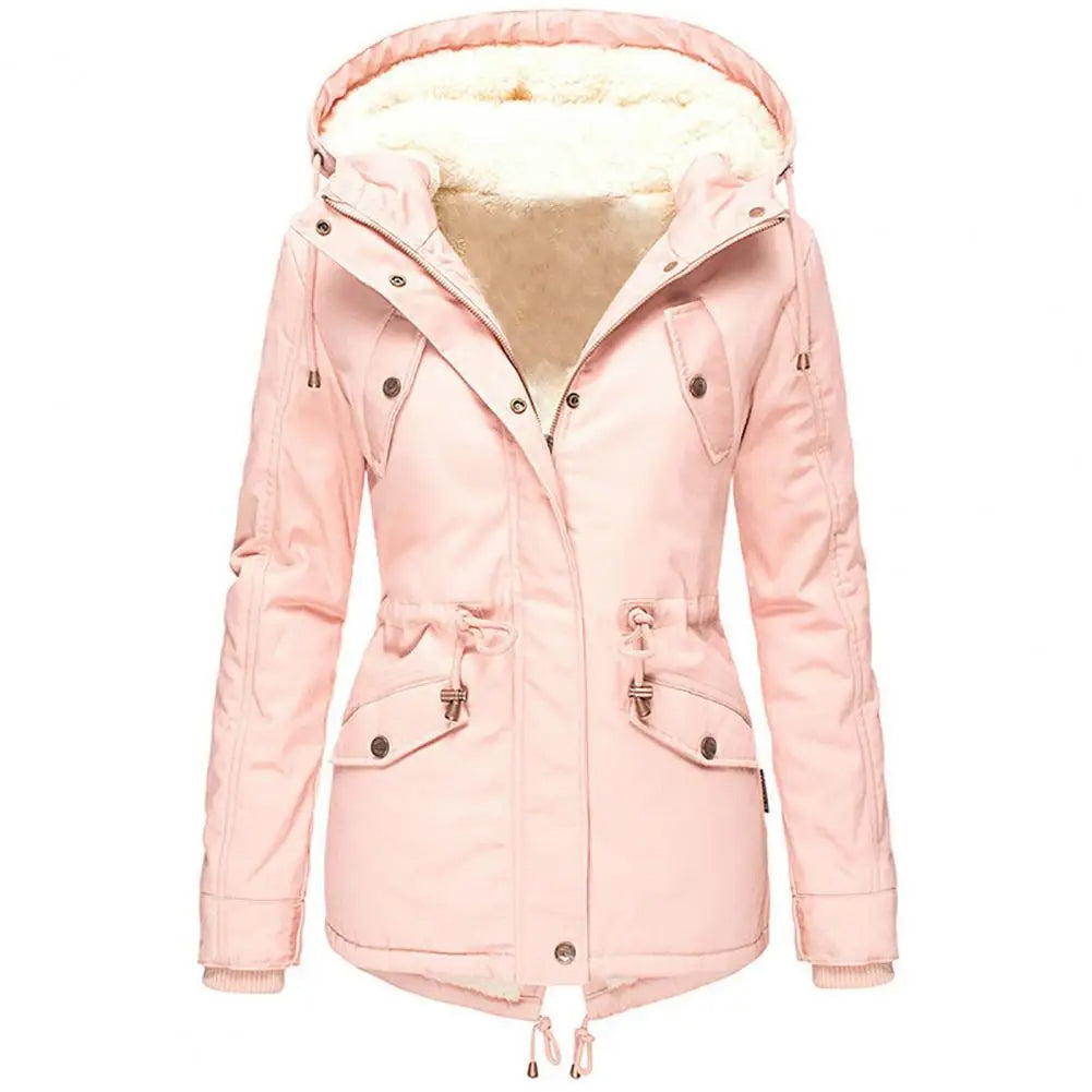Quilted Waterproof Winter Coat for Women