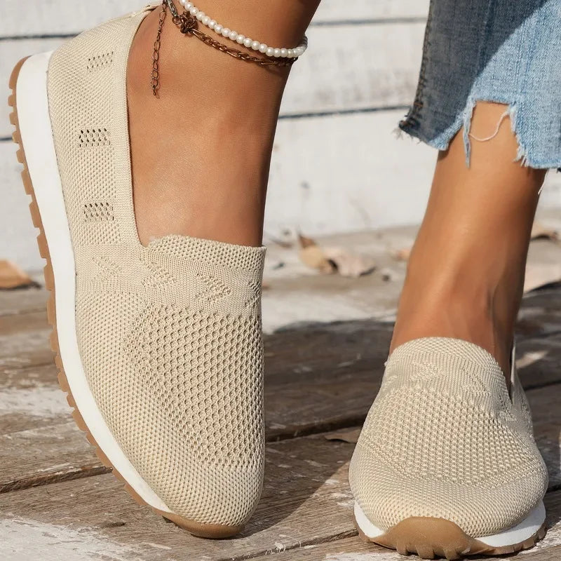 Orthopädische Mokassins für Damen - Bequeme Slip-ons mit atmungsaktiver Sohle