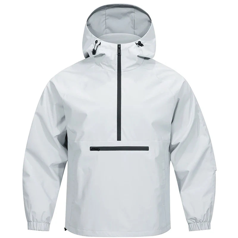 Herren Anorak Jacke – Winddichte Softshell Wasserdicht mit Kapuze