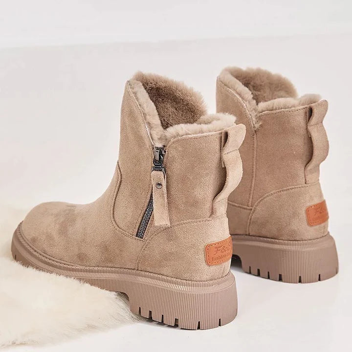 Winterstiefel Damen – Warme Stiefeletten mit Weichem Futter