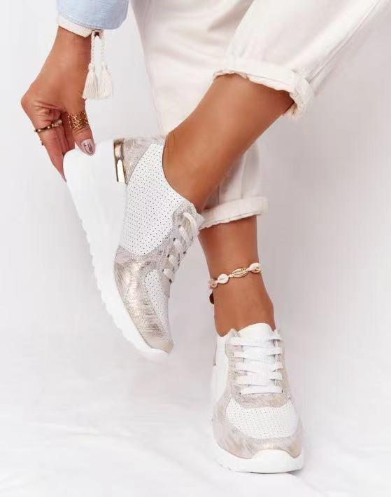 Elegant Wedge Heel Baskets with Ventilation