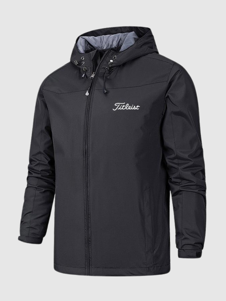 Unisex wasserdichte und atmungsaktive Midseason-Jacke mit Kapuze – Outdoor-Jacke