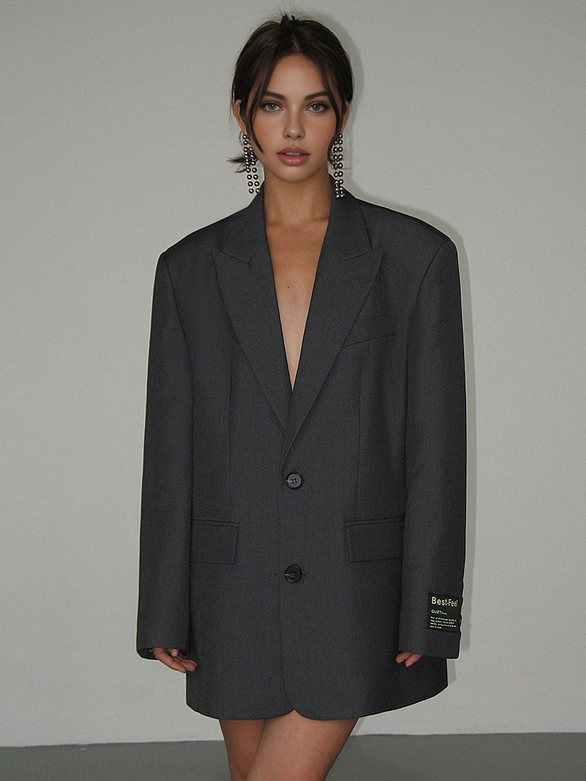 Klassischer Oversize-Blazer im zeitlosen Stil