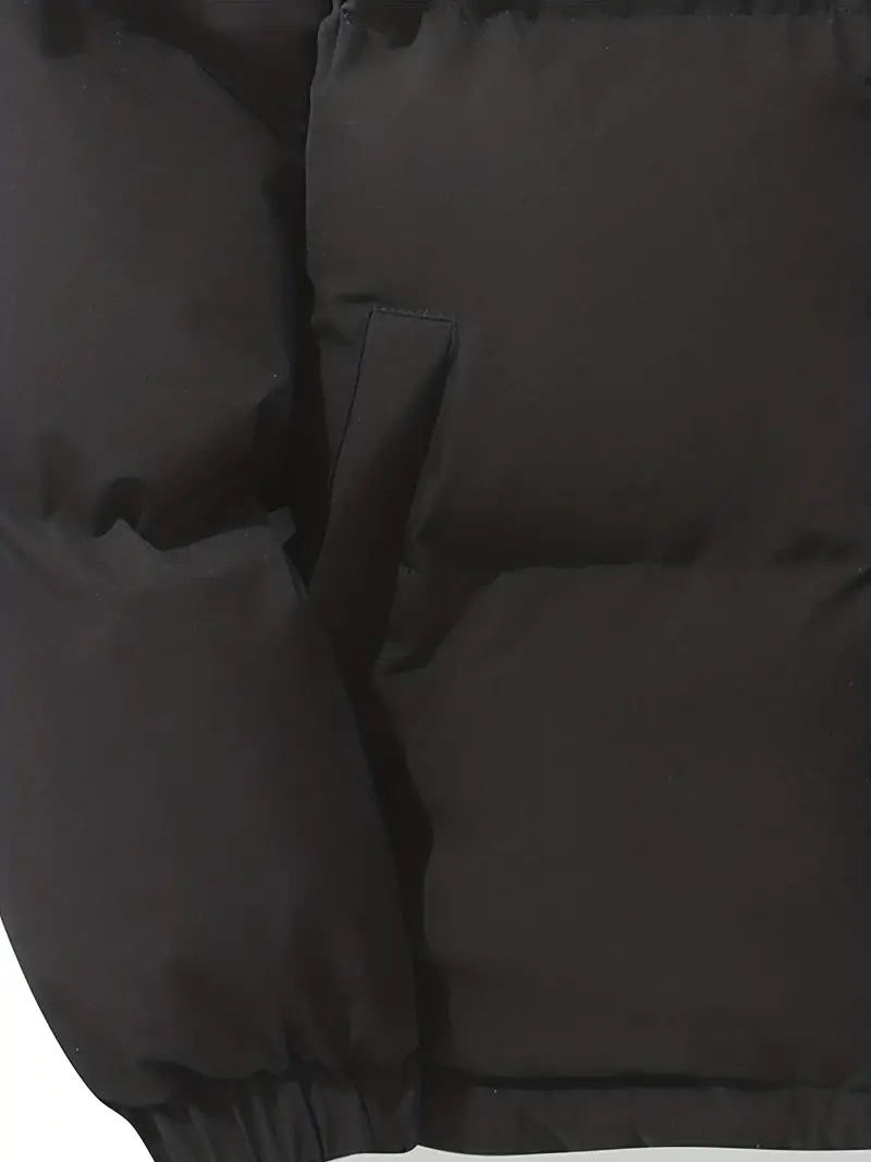 Unisex gesteppter Wintermantel – Warme Daunenjacke mit Kapuze