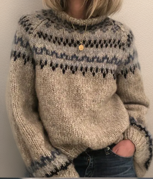 EmberLuxe – Warmer Wollpullover für Damen