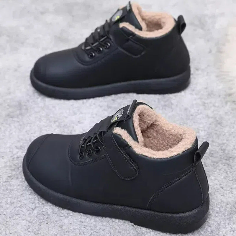 Chaussures d’Hiver Homme – Chaussures Extérieures Décontractées Chaudes et Rembourrées