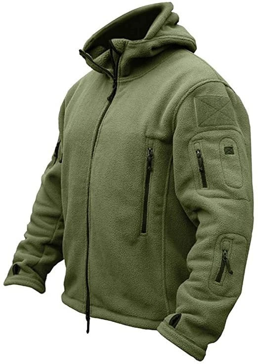 Men's Tactical Hoodie Jacket – Comfortable Outdoor Jacket with Hood