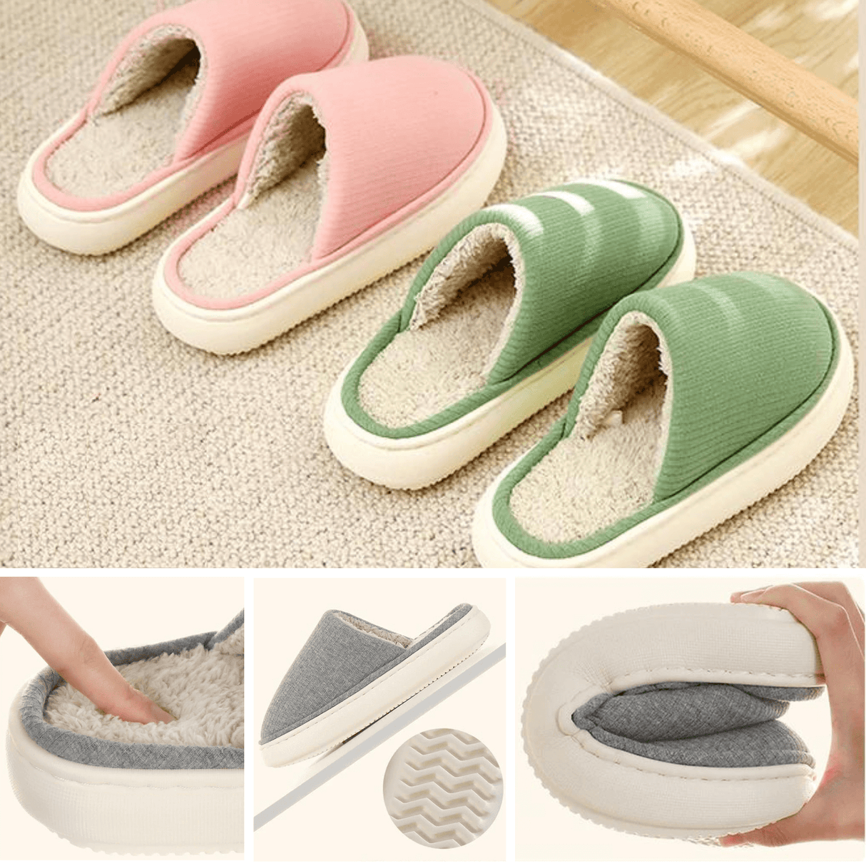 Ultra-weiche Hausschuhe für den Winter – Warm und Bequem zu Hause