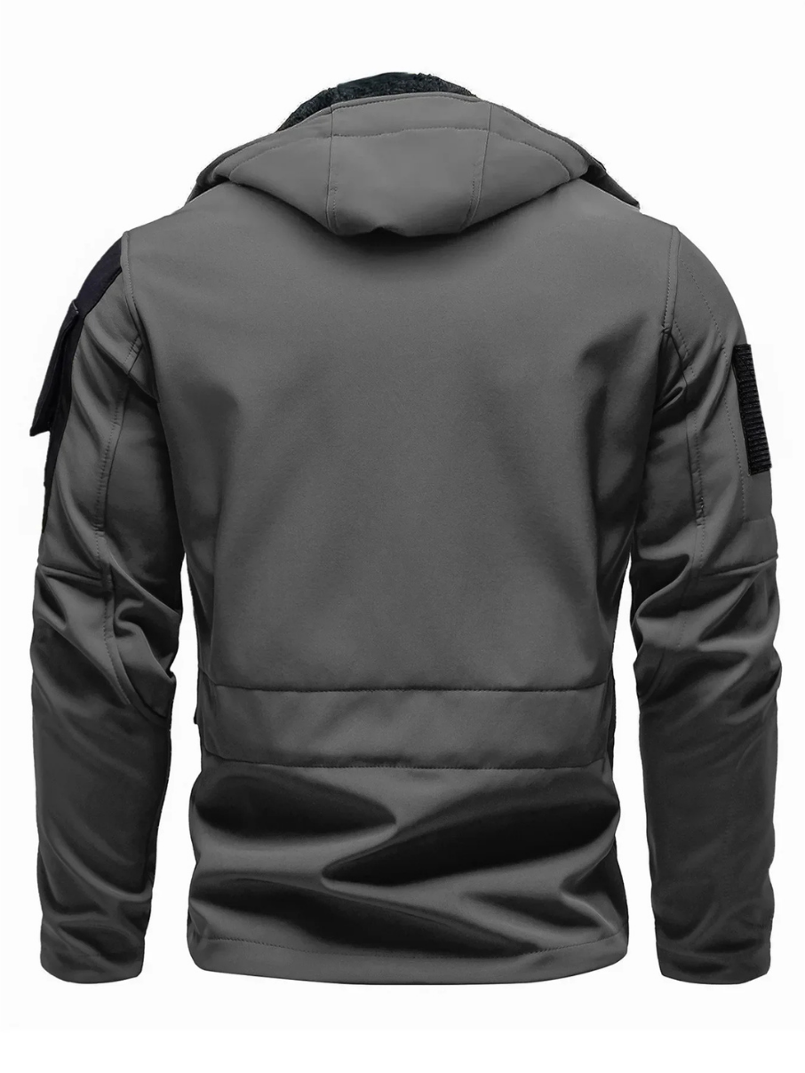 Outdoor-Taktikjacke Herren – Funktionelle Jacke mit Kapuze und Taschen