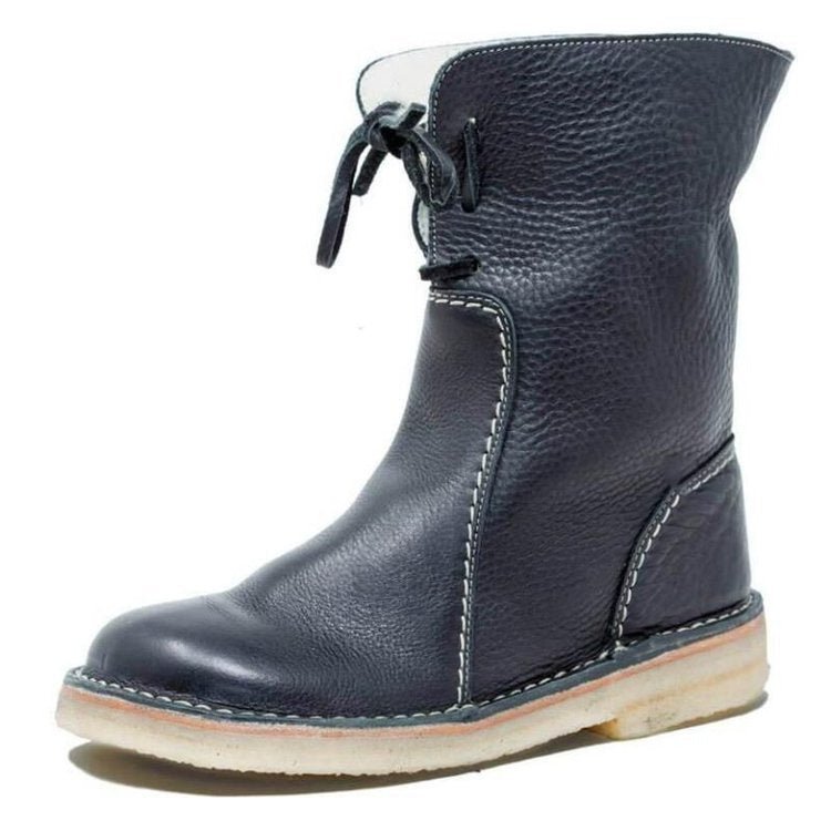 Warme Winterstiefel mit Fellfutter und elegantem Design