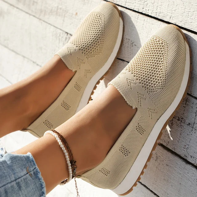 Orthopädische Mokassins für Damen - Bequeme Slip-ons mit atmungsaktiver Sohle