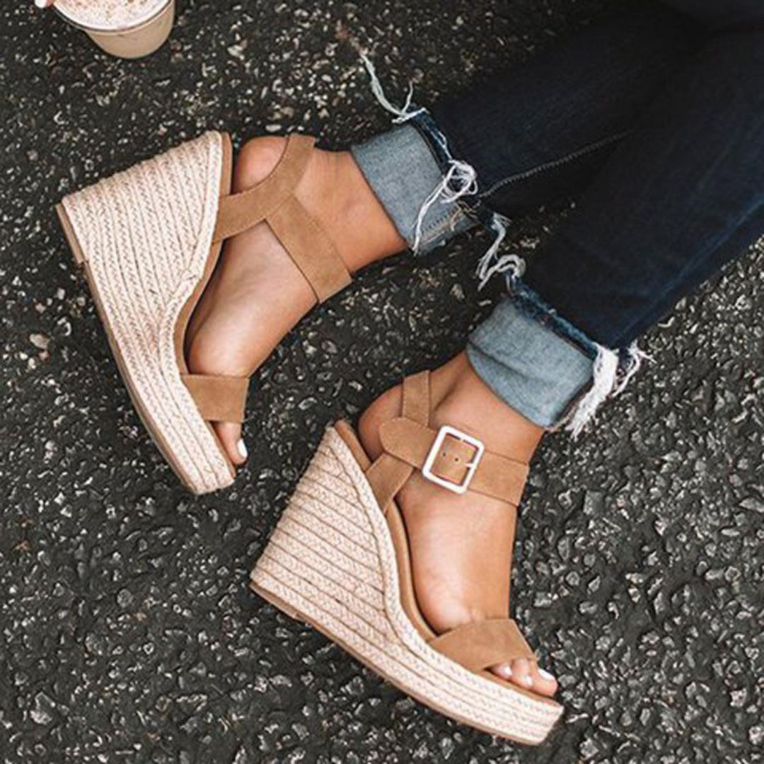 Elegante Plateau-Sandalen für Damen - Komfort und Stil
