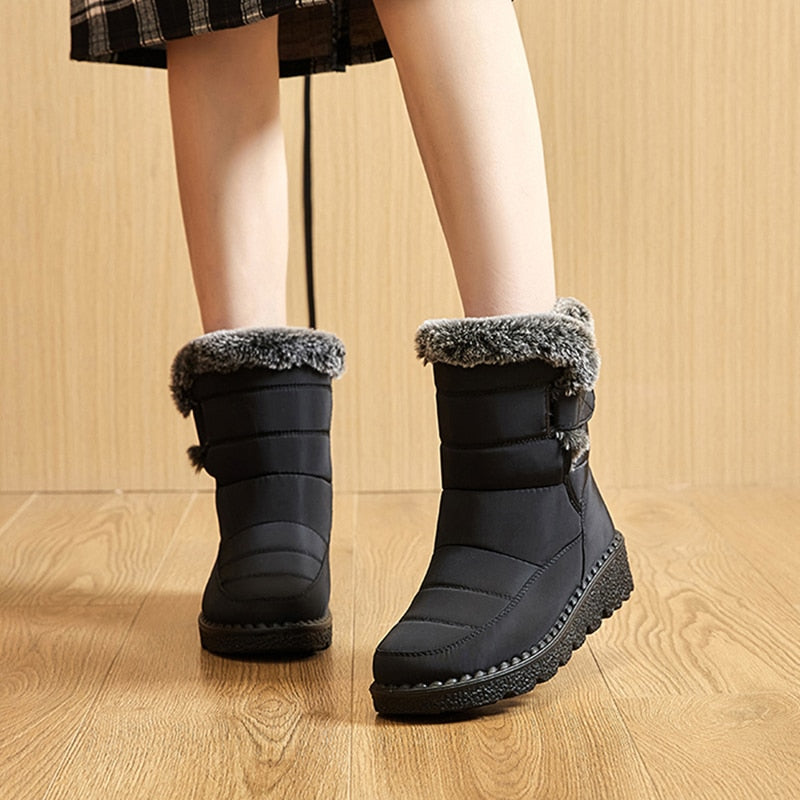 Winterstiefel Damen – Warme Stiefeletten mit weichem Futter