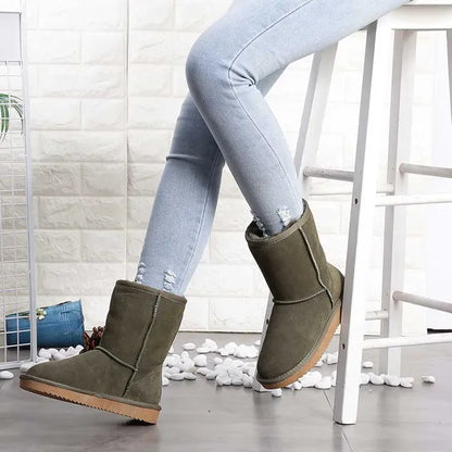 Warme Winterstiefel für Damen – Bequeme Stiefeletten mit Fellfutter