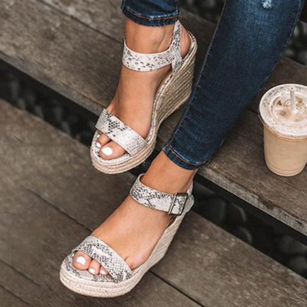 Elegante Plateau-Sandalen für Damen - Komfort und Stil