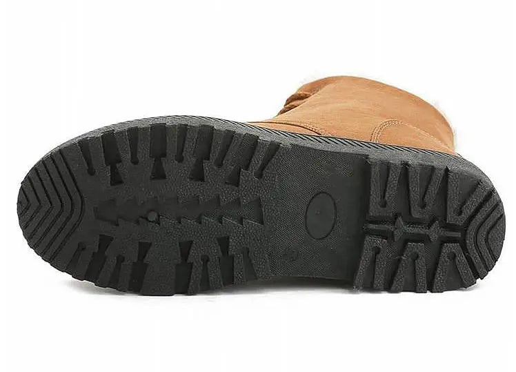 Winterstiefel für Damen mit Fellfutter – Warme rutschfeste Stiefeletten