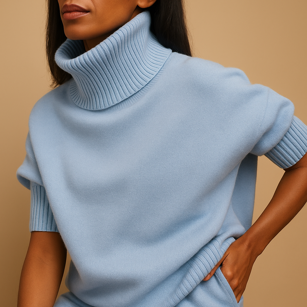 Oversize Damen Rollkragenpullover, schmeichelhafte Silhouette und Komfort