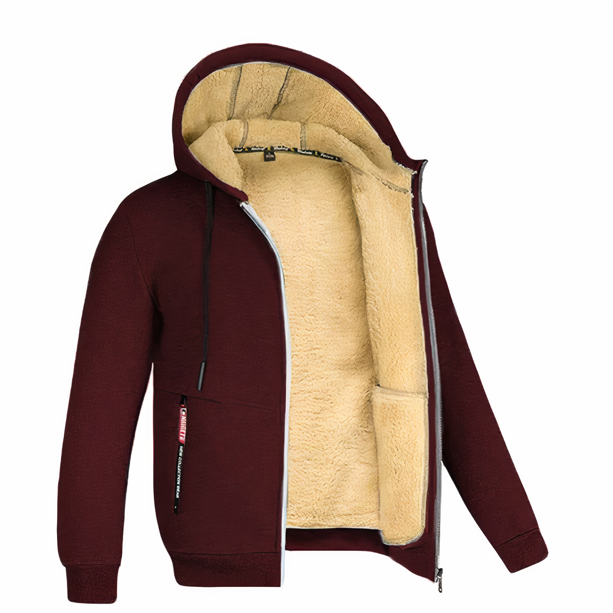 Manteau d’hiver unisexe à capuche – chaud, doublé polaire et stylé