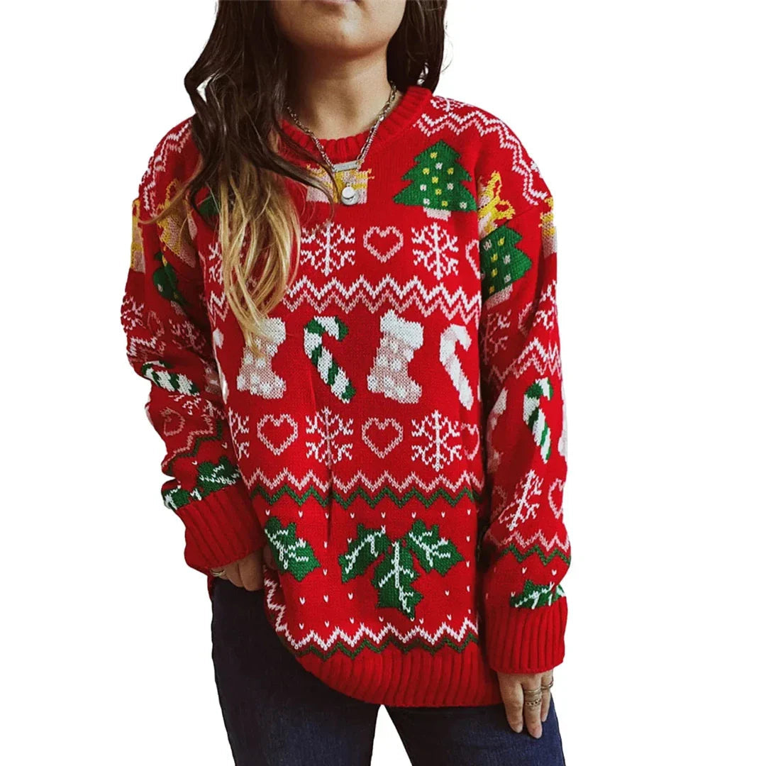 Children's Christmas Sweater – Joyful Winter Sweatshirt with Christmas Pattern