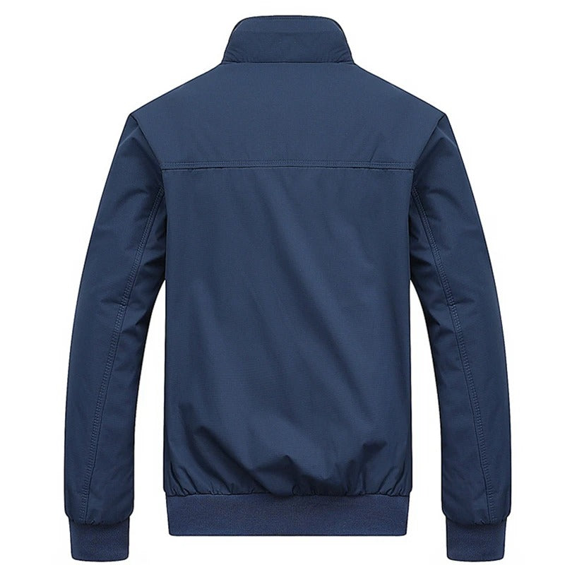 Blouson Bomber Herren Slim Fit Reißverschluss – Leichte Jacke Frühling und Herbst