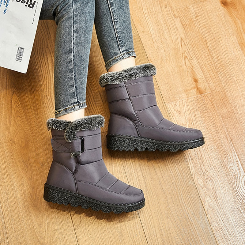 Winterstiefel Damen – Warme Stiefeletten mit weichem Futter