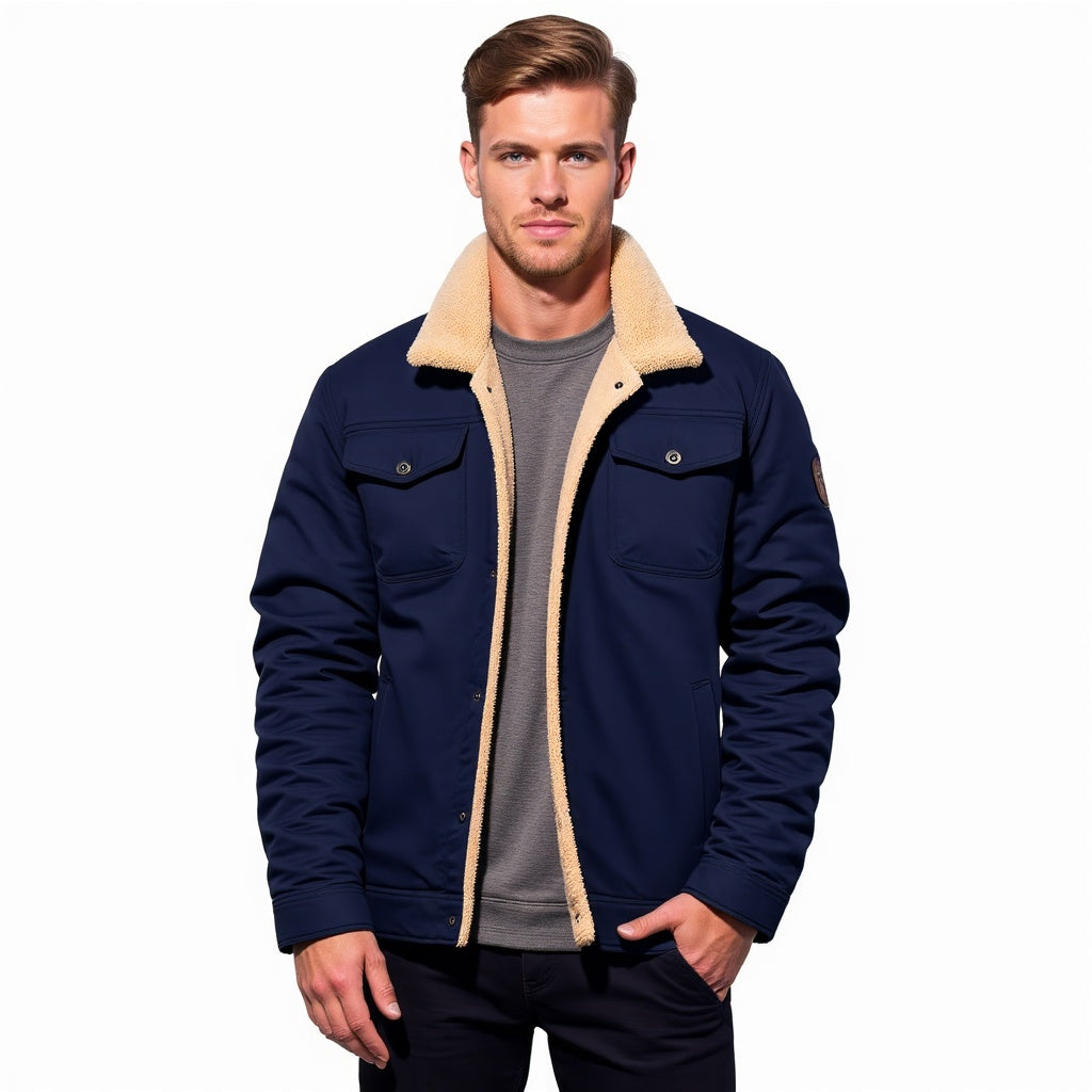 Blouson Bombardier Vintage Homme - Style Iconique et Chaleur Hivernale