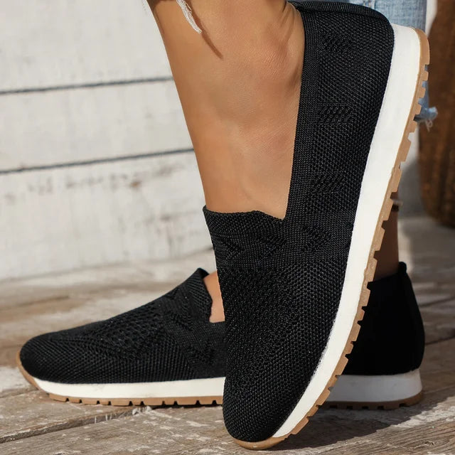 Orthopädische Mokassins für Damen - Bequeme Slip-ons mit atmungsaktiver Sohle