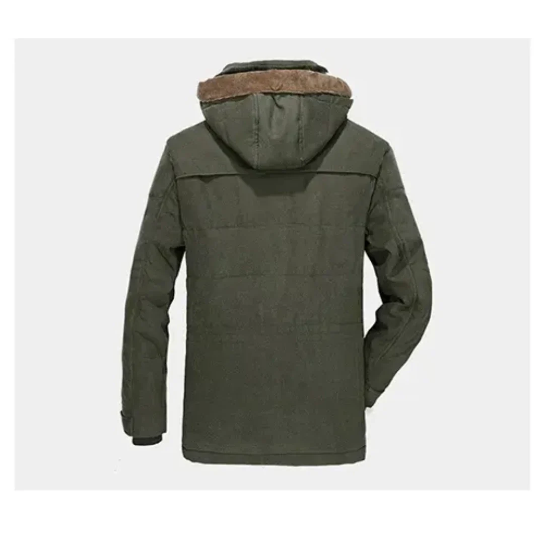 Herren Wintermantel mit Kapuze – Warme Parka mit weichem Futter