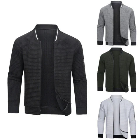 Moderne Herrenjacke mit Reißverschluss – Leichte, bequeme Jacke für den Alltag