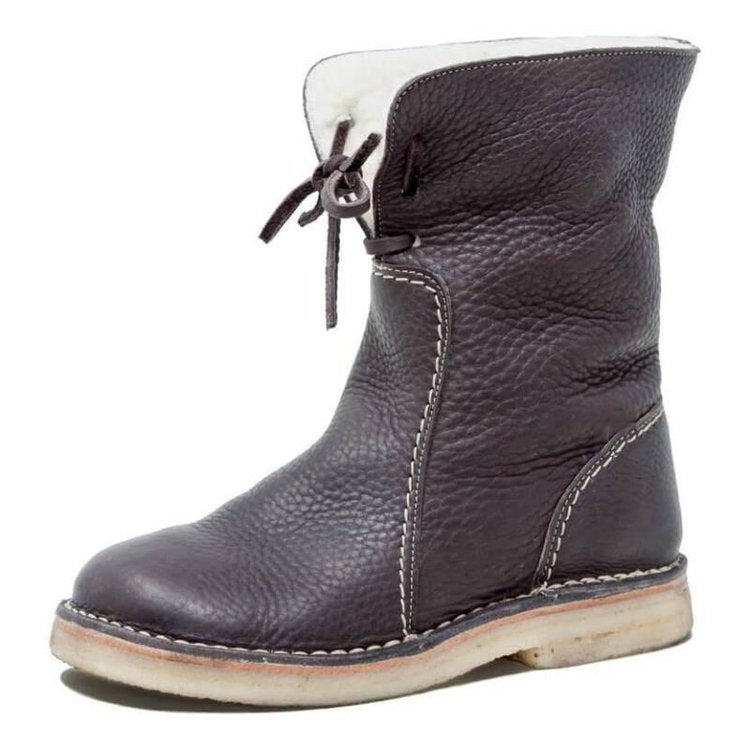 Warme Winterstiefel mit Fellfutter und elegantem Design