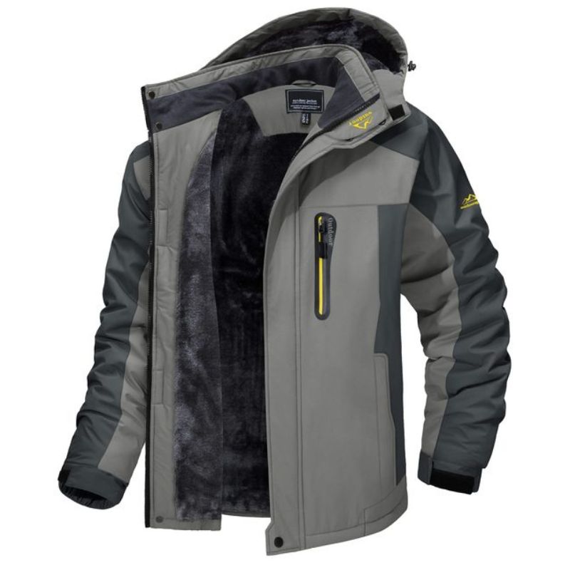 Herren Wintermantel – Gepolsterte Warme Jacke mit Winddichtem Design