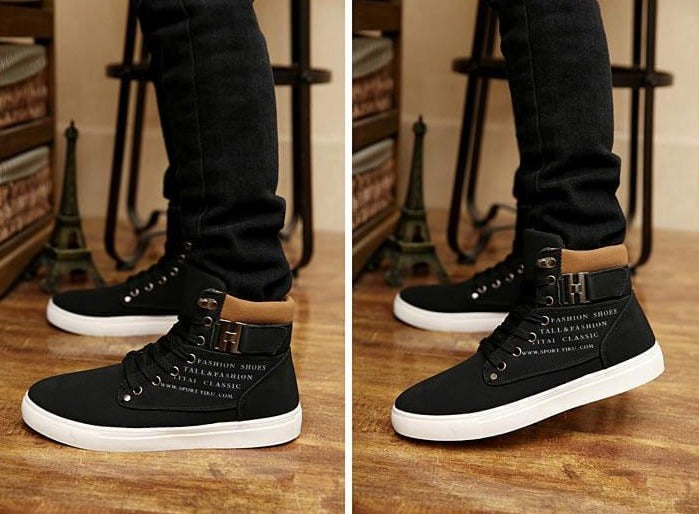 Casual mid-high boots for men – Comfortable and stylish sneakers