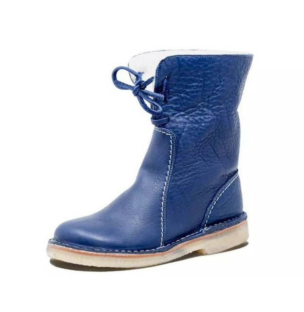 Warme Winterstiefel mit Fellfutter und elegantem Design