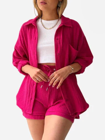 Sommer Zweiteiliges Set für Damen - Leicht und Elegant