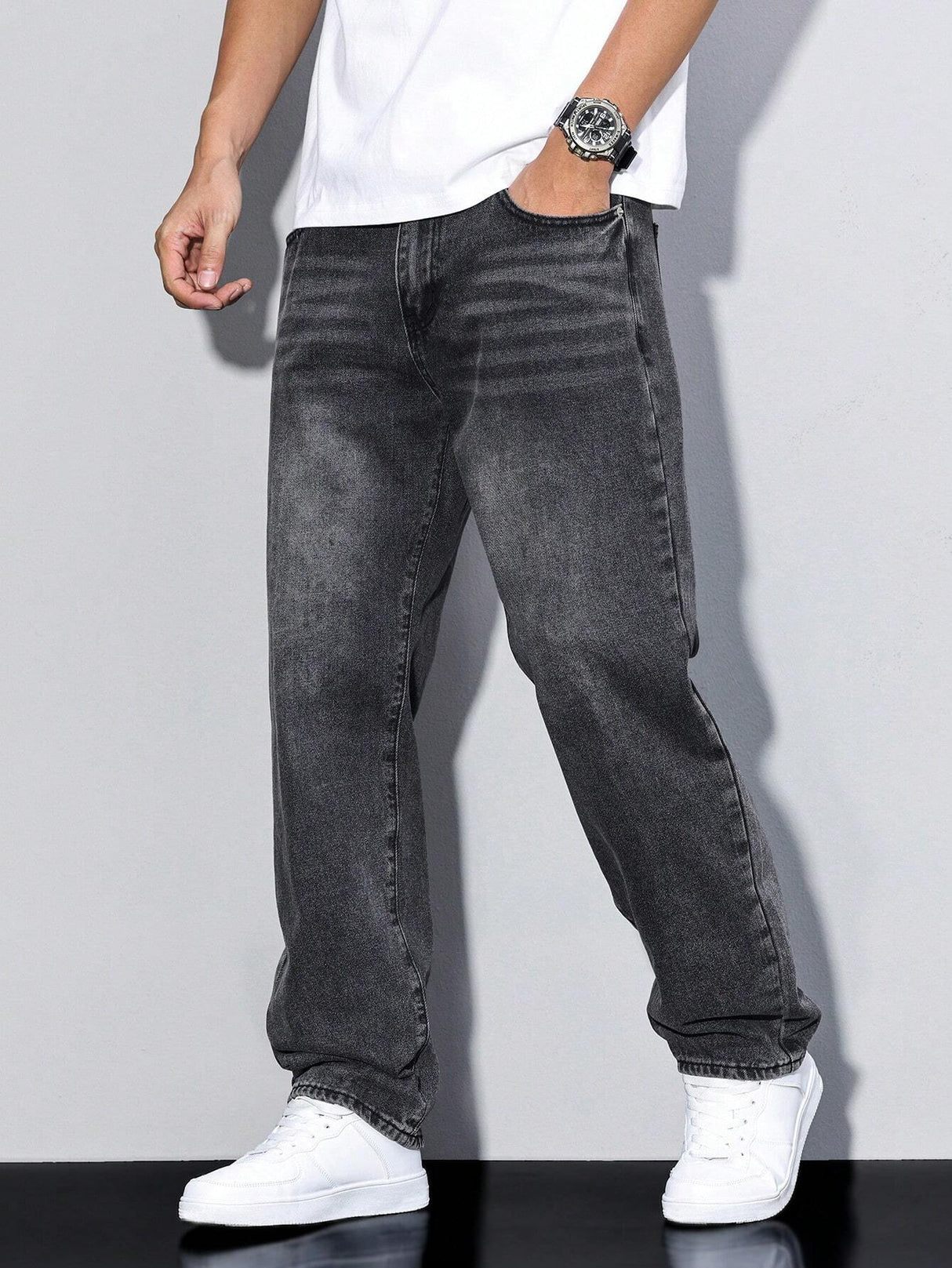 Herren Baggy-Jeans – Jeans mit lässigem Schnitt im Streetwear-Stil