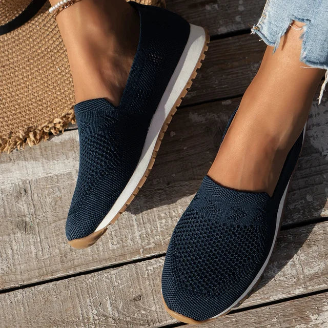 Orthopädische Mokassins für Damen - Bequeme Slip-ons mit atmungsaktiver Sohle