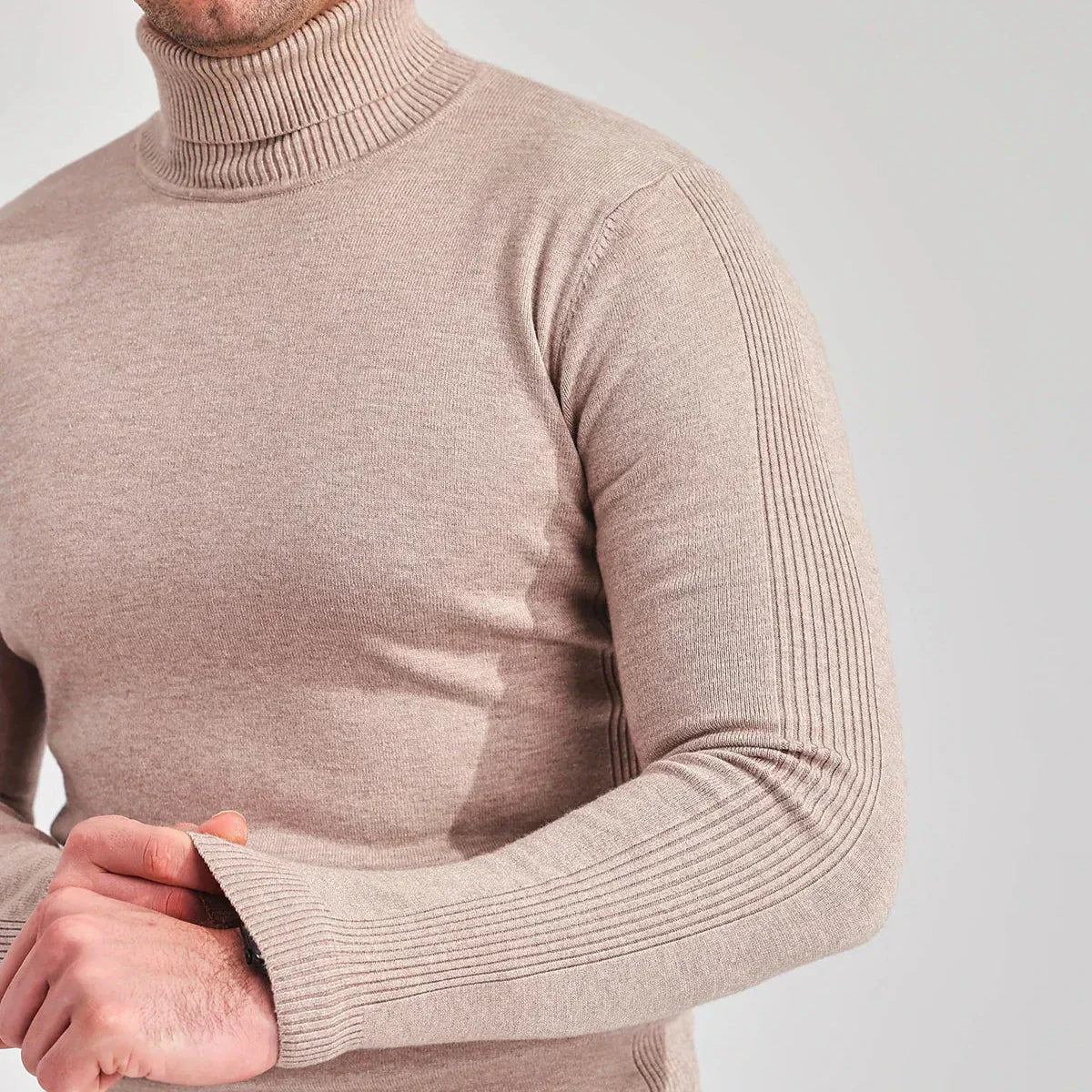 Klassischer Rollkragenpullover für Herren - Zeitlose Eleganz und Komfort