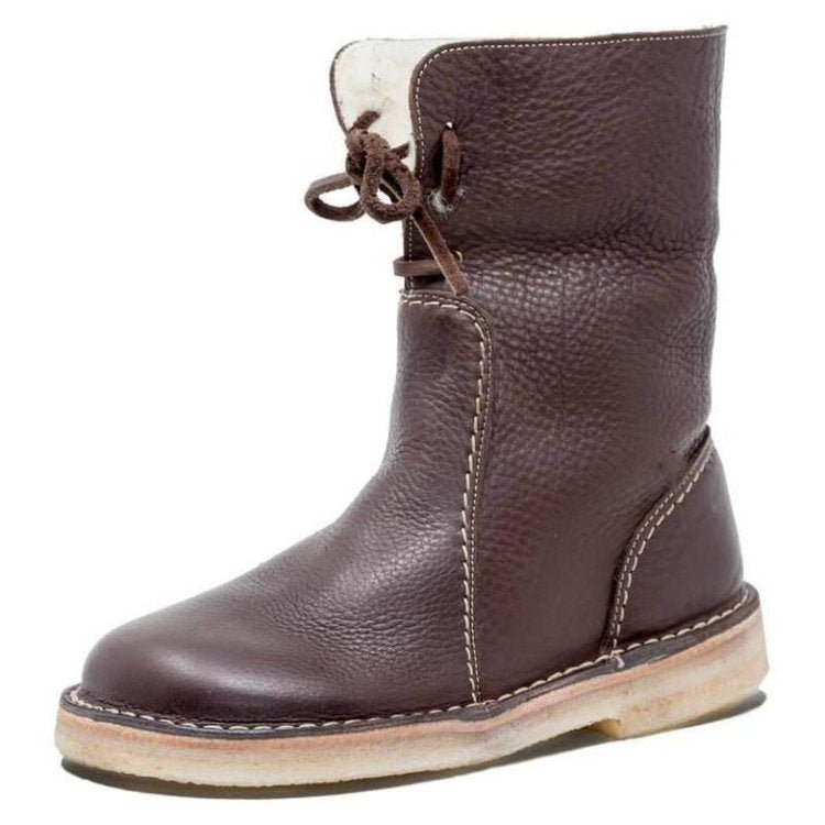 Warme Winterstiefel mit Fellfutter und elegantem Design