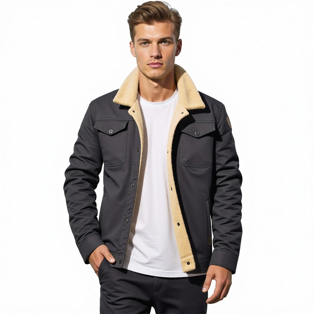 Blouson Bombardier Vintage Homme - Style Iconique et Chaleur Hivernale