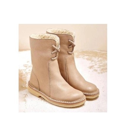 Warme Winterstiefel mit Fellfutter und elegantem Design