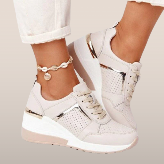 Elegant Wedge Heel Baskets with Ventilation